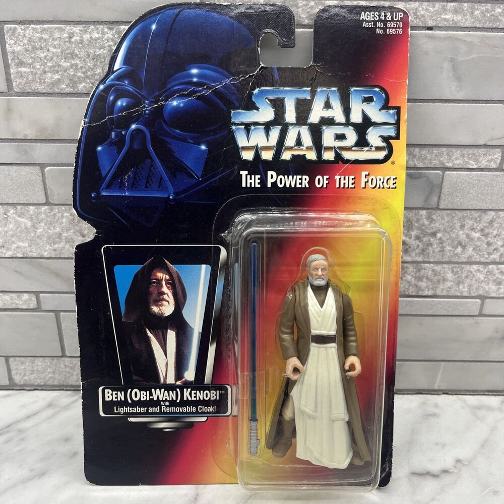 Star Wars Power of the Force - BEN (OBI-WAN) KENOBI - Action Figure/Kenner 1995